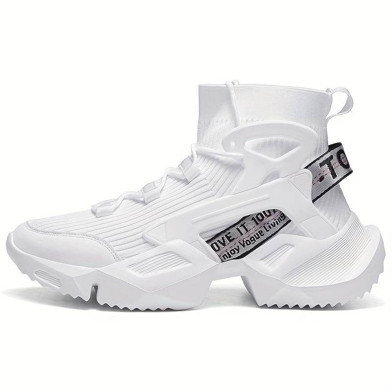 Men Training Shoes Mid Top Anti Slip Outdoor Trainers Wearable Sports Sneakers | L803