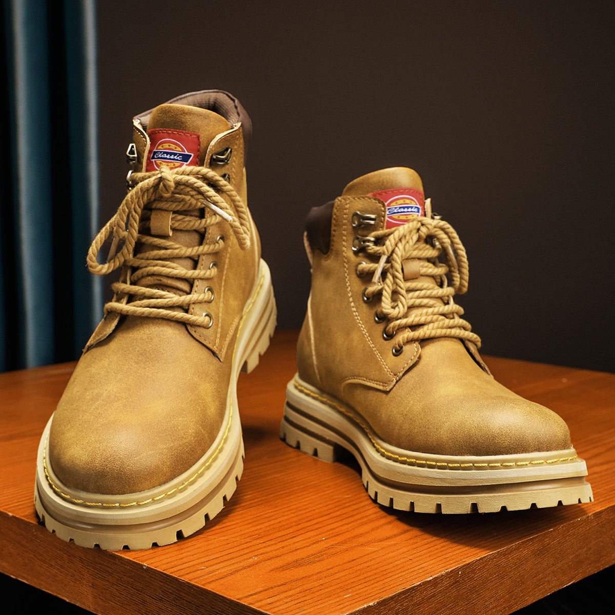 Herren-Lederstiefel im britischen Stil, High-Top-Arbeitskleidung, Freizeitschuhe | 6005 