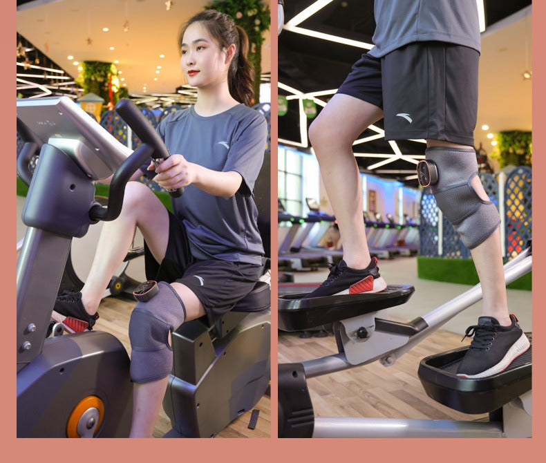 Beheizte Kniebandage, kabelloses Kniemassagegerät mit Wärme und Vibration zur Schmerzlinderung bei Arthritis, Bein- und Kniemassagegerät | YC-906B 