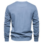 Winterdicker Pullover mit Rundhalsausschnitt, einfarbig, langärmelig, warm, schmaler Pullover | HD156 