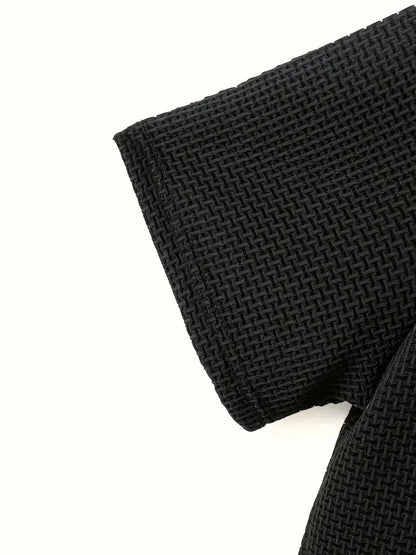 Herren-T-Shirt mit Bambusstreifen, kurzärmelig, atmungsaktiv, dehnbar, für den Sommer, Freizeitkleidung | 115 CSF 