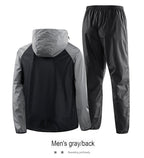 Herren Laufpullover Zweiteiliges Set Gewichtsverlust Kontrolle Körperfett Sauna Schwitzanzug | YJ9681 