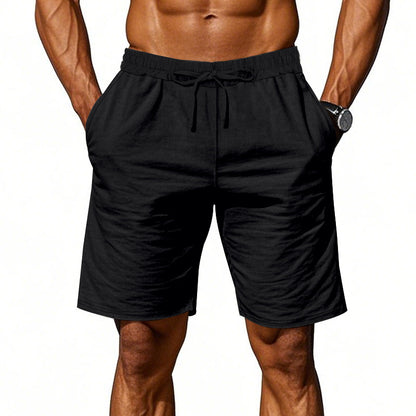 Leichte Strandshorts aus Leinenmischung für Herren – Relaxed Fit 5-Zoll-Freizeitshorts | WW-2 