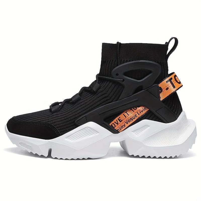 Men Training Shoes Mid Top Anti Slip Outdoor Trainers Wearable Sports Sneakers | L803