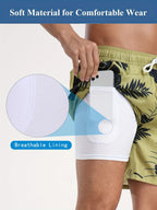 Schnelltrocknende Sommer-Strandshorts für Herren, mit Milchseide gefütterte Badehose für Männer | 265SCTK 