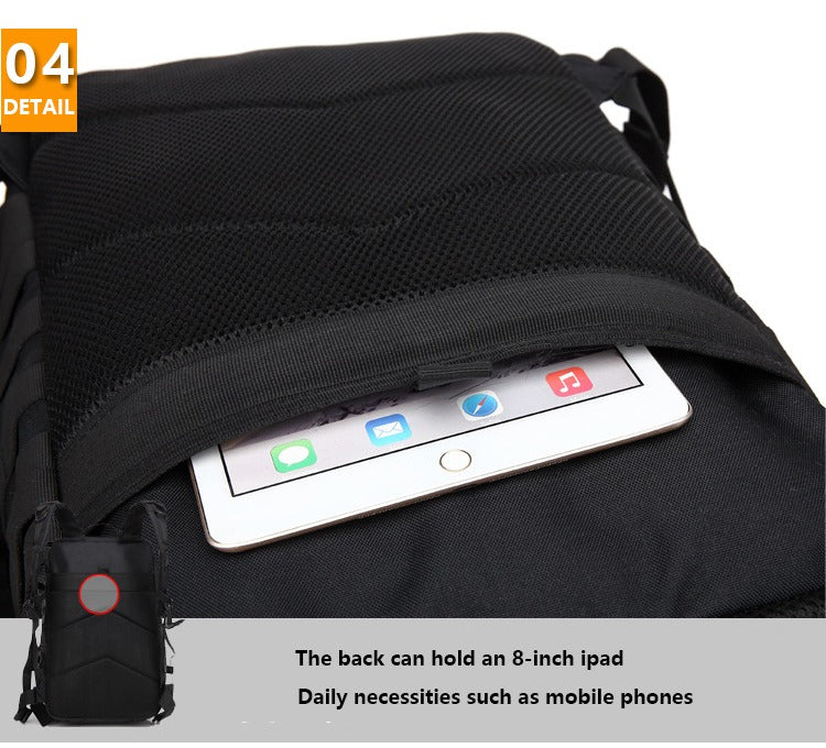 Neue Trending Tragbare Molle Tasche 45L Berg Reise Gepäck Oxford Taktische Rucksack 