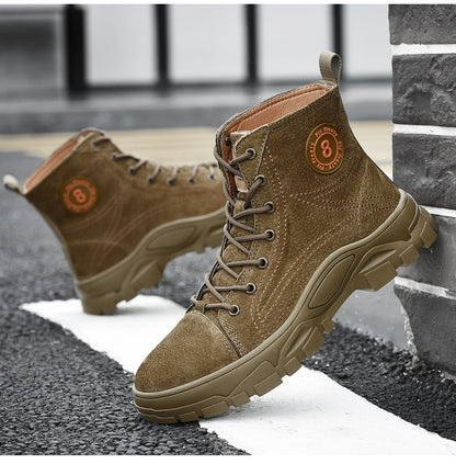 Men's Martin Boots – High-Top Retro British Style Winter Trendy Shoes | 8909