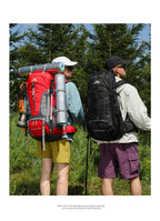 65+5L Outdoor-Wanderrucksack – Wasserdichter Trekkingrucksack mit großem Fassungsvermögen, Reflektorstreifen und erweiterbarem Design | 2201 