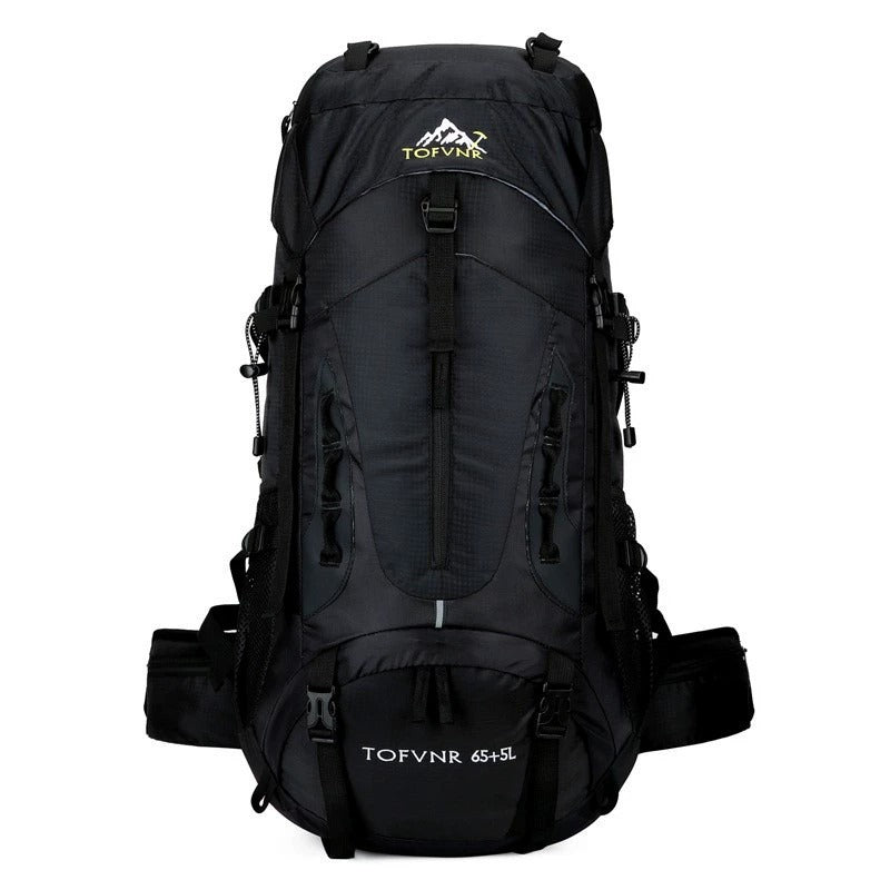 65+5L Outdoor-Wanderrucksack – Wasserdichter Trekkingrucksack mit großem Fassungsvermögen, Reflektorstreifen und erweiterbarem Design | 2201 