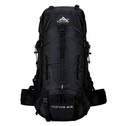 65+5L Outdoor-Wanderrucksack – Wasserdichter Trekkingrucksack mit großem Fassungsvermögen, Reflektorstreifen und erweiterbarem Design | 2201 