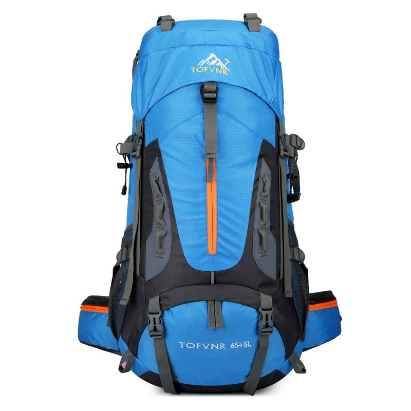65+5L Outdoor-Wanderrucksack – Wasserdichter Trekkingrucksack mit großem Fassungsvermögen, Reflektorstreifen und erweiterbarem Design | 2201 
