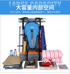 65+5L Outdoor-Wanderrucksack – Wasserdichter Trekkingrucksack mit großem Fassungsvermögen, Reflektorstreifen und erweiterbarem Design | 2201 