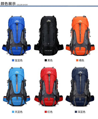65+5L Outdoor-Wanderrucksack – Wasserdichter Trekkingrucksack mit großem Fassungsvermögen, Reflektorstreifen und erweiterbarem Design | 2201 