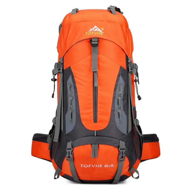 65+5L Outdoor-Wanderrucksack – Wasserdichter Trekkingrucksack mit großem Fassungsvermögen, Reflektorstreifen und erweiterbarem Design | 2201 
