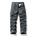 G-Stone Multi-Pocket Cotton Cargo Pants | Men‘s Outdoor Tactical Trousers | Relaxed Straight Leg Hiking & Work Pants | 8558