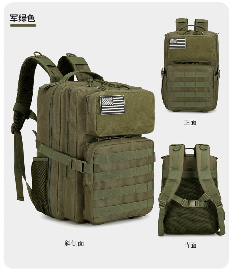 Vanaheimr Taktischer Outdoor-Rucksack – Multifunktionaler Wander- und Reise-Tagesrucksack für Männer und Frauen | 22810 