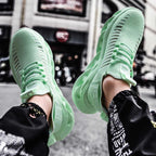 Atmungsaktive Strick-Sneaker zum Spazierengehen, leichte Sportschuhe, bequeme Low-Top-Sport-Turnschuhe | G101 