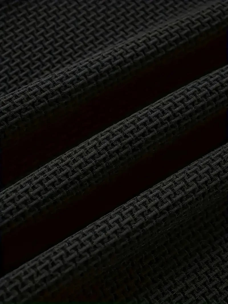 Herren-T-Shirt mit Bambusstreifen, kurzärmelig, atmungsaktiv, dehnbar, für den Sommer, Freizeitkleidung | 115 CSF 