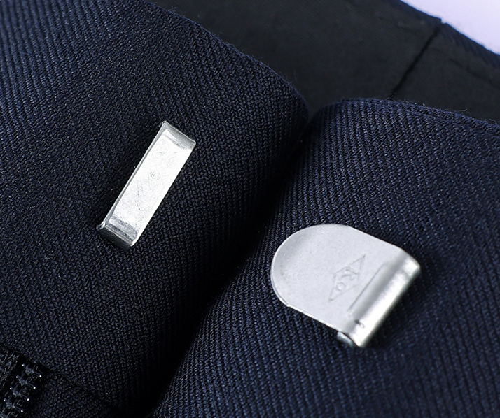 LUOHAO Men's 100% Wool Dress Trousers | Machine-Washable Business Suit Pants | Premium Straight Fit Office Trousers | LKM9901