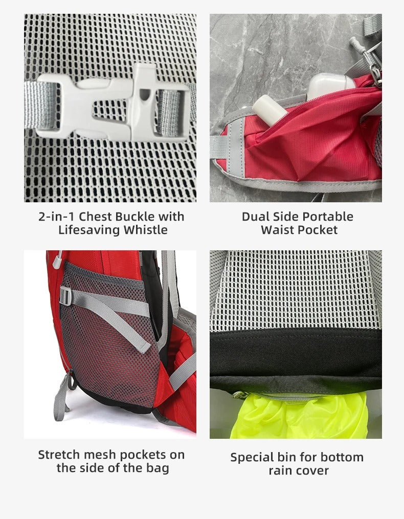 Kleiner, vielseitiger All-in-One-Rucksack für Männer und Frauen zum Wandern, 25 l | KA-2353 