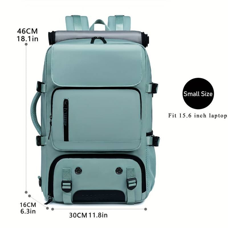 Professional Backpack Spacious Travel Rucksack Shoe Compartment Water-Resistant Outdoors Hiking Camping Bag Multiple Pockets & Padded Shoulder Straps | 7798