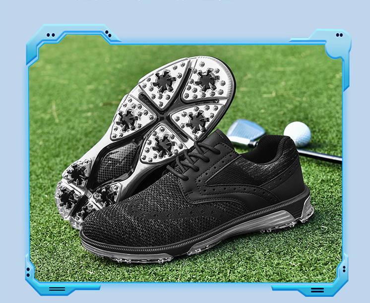 Unisex Golf Shoes Breathable Waterproof Spikeless Golf Sneakers Non-Slip Athletic Casual Shoes | X21