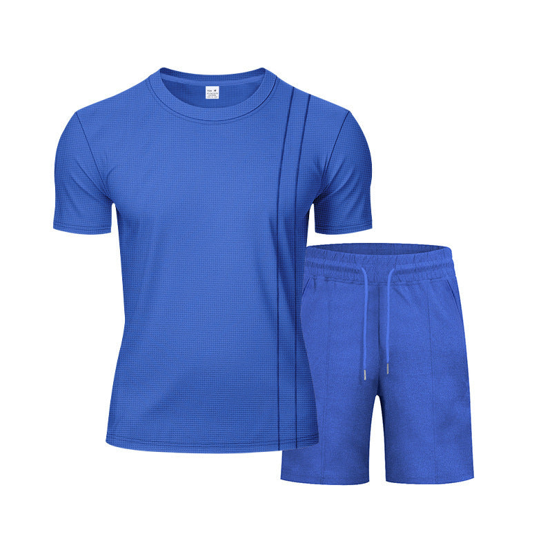 Herren-Lounge-Set mit Waffelstruktur – 2025 Frühling/Sommer, lässiges zweiteiliges Outfit | CY20 