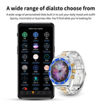 Herrenuhr Stahlarmband BT Call Smart Watch Rolex Style Business Sports Smart Watch | AW-12 