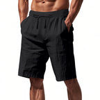 Leichte Strandshorts aus Leinenmischung für Herren – Relaxed Fit 5-Zoll-Freizeitshorts | WW-2 