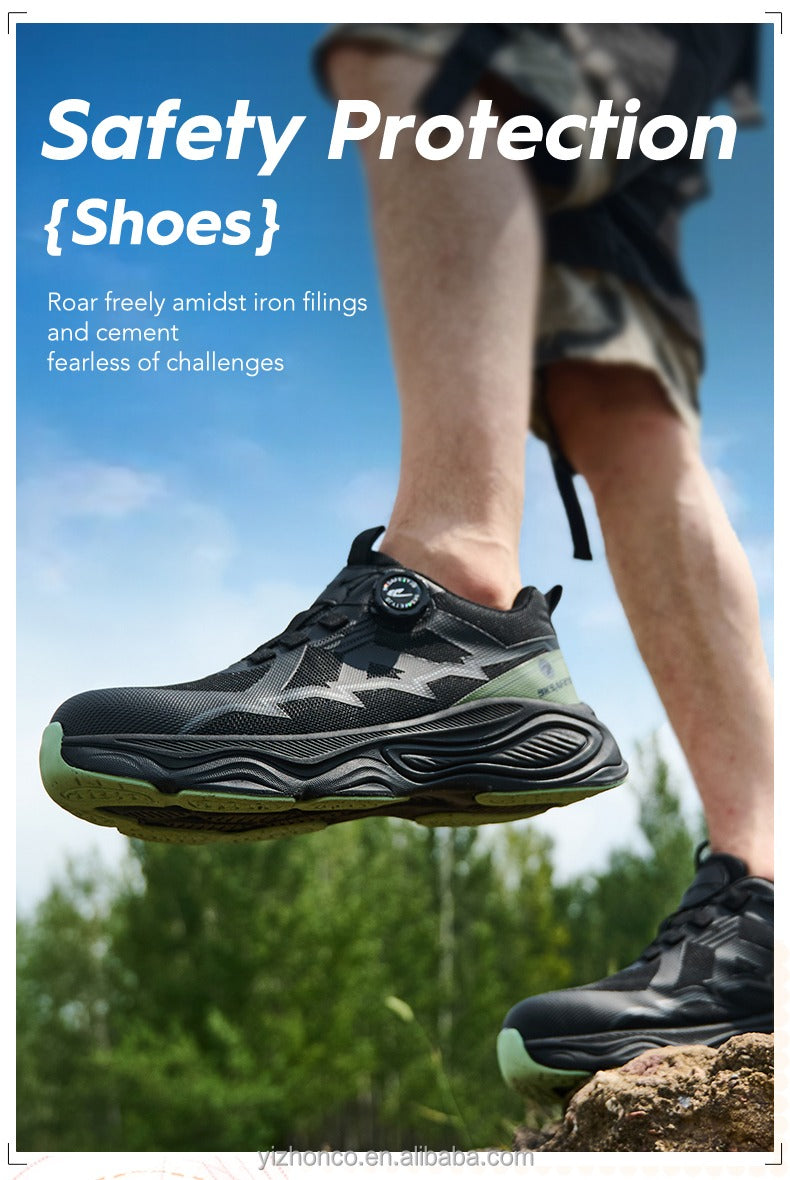 Men's Steel Toe Safety Boots: Anti-Smash & Anti-Puncture Kevlar Sole Protection Safety Boots | 7928