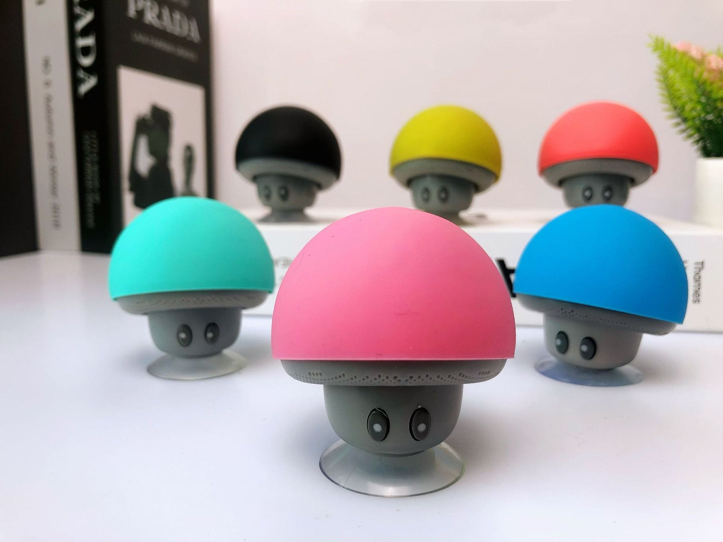 Wireless Mini Bluetooth Speaker Mushroom Head Portable BT Speaker Suction Cup Mobile Phone Tablet Subwoofer | 2023