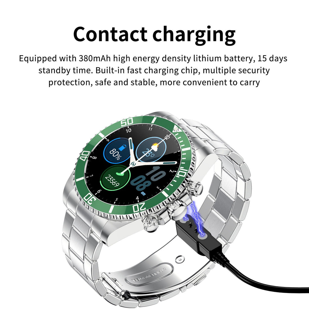 Herrenuhr Stahlarmband BT Call Smart Watch Rolex Style Business Sports Smart Watch | AW-12 