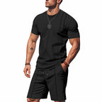 Herren-Lounge-Set mit Waffelstruktur – 2025 Frühling/Sommer, lässiges zweiteiliges Outfit | CY20 