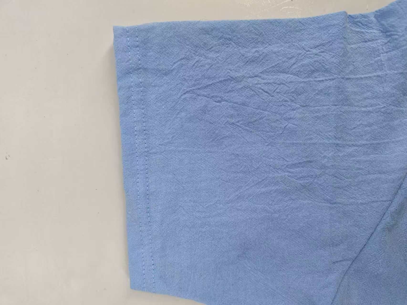 Herren Oversized Leinen Kapuzenhemd – Kurzarm Amekaji Casual Sommer Overshirt | 2455C 