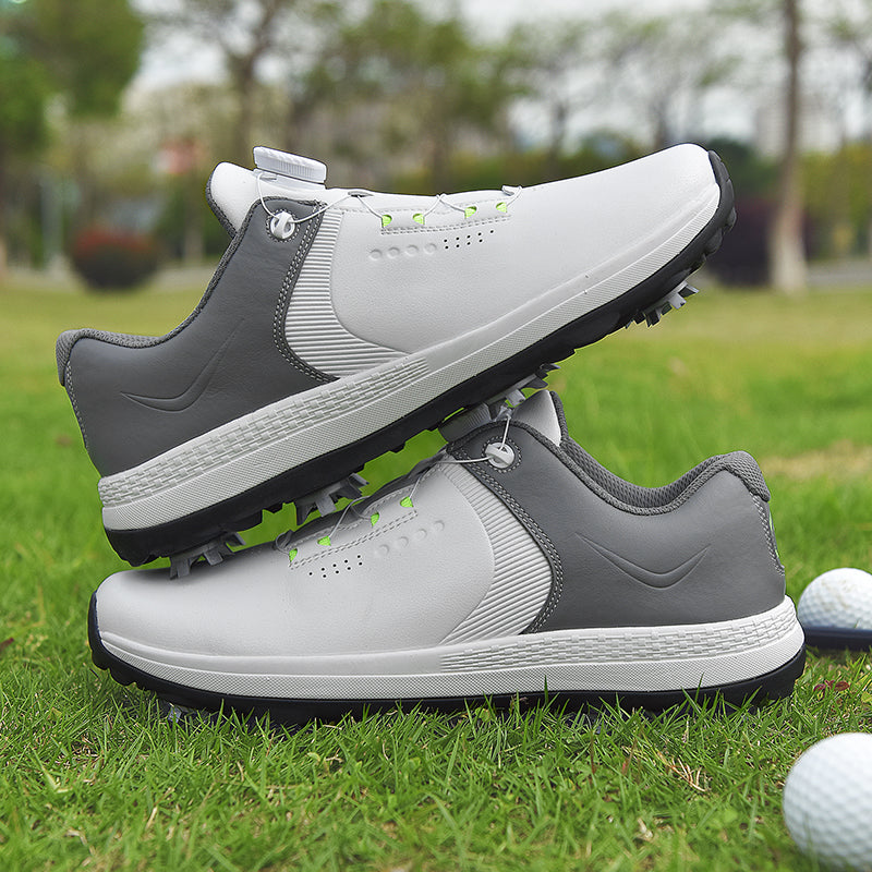 Chaussures de golf imperméables et respirantes pour hommes, chaussures de marche professionnelles antidérapantes | D530