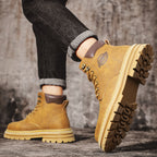 Herren-Lederstiefel im britischen Stil, High-Top-Arbeitskleidung, Freizeitschuhe | 6005 