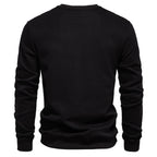 Winterdicker Pullover mit Rundhalsausschnitt, einfarbig, langärmelig, warm, schmaler Pullover | HD156 