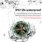 Herrenuhr Stahlarmband BT Call Smart Watch Rolex Style Business Sports Smart Watch | AW-12 