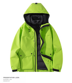 Senbo All-Weather 3-in-1 Waterproof Jacket | 5000mm Breathable Trekking Coat with Detachable Down Layer | Unisex Outdoor Protection | 8316