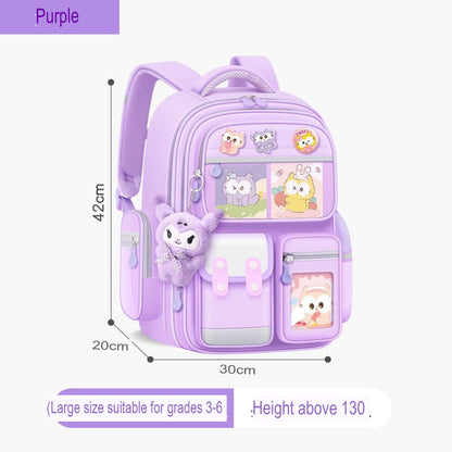 Kulomi Kinder-Schulrucksack – Leichtes, ergonomisches und rückenstützendes Design für Kinder | 1-602 