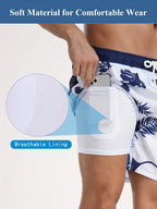 Schnelltrocknende Sommer-Strandshorts für Herren, mit Milchseide gefütterte Badehose für Männer | 265SCTK 