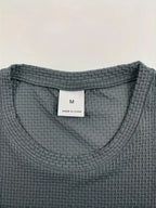 Herren-T-Shirt mit Bambusstreifen, kurzärmelig, atmungsaktiv, dehnbar, für den Sommer, Freizeitkleidung | 115 CSF 