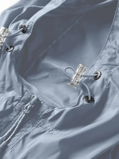 Herren-Sonnenkapuzenpullover mit LSF 50+ – Leichter Reißverschluss mit Taschen | Feuchtigkeitsableitend und atmungsaktiv | 2208
