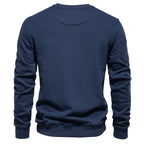 Winterdicker Pullover mit Rundhalsausschnitt, einfarbig, langärmelig, warm, schmaler Pullover | HD156 
