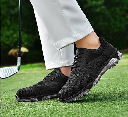 Unisex Golf Shoes Breathable Waterproof Spikeless Golf Sneakers Non-Slip Athletic Casual Shoes | X21