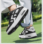 Unisex Waterproof Anti-slip Golf Shoes Professional Spiked Sneakers Athletic Casual Trainers| X73