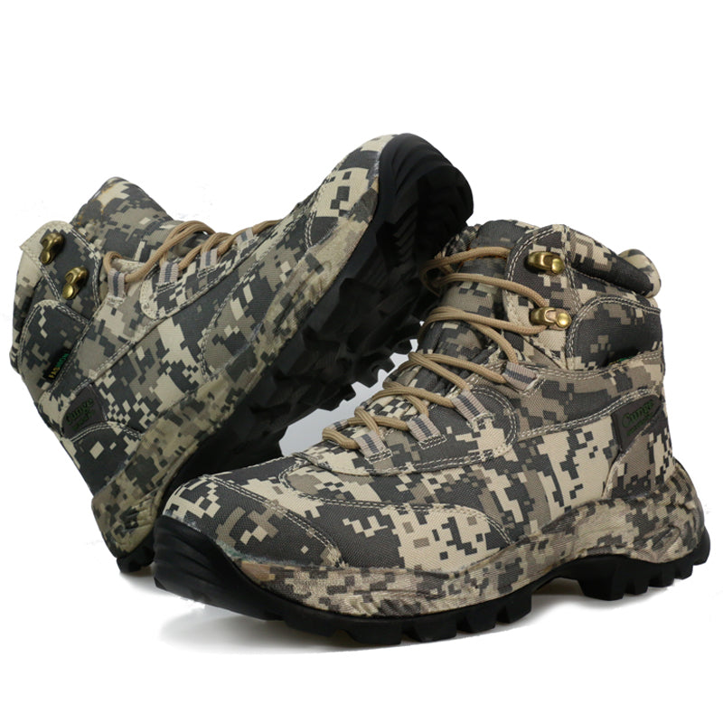 Bottes d'entraînement camouflage à fermeture éclair latérale pour hommes | Q3