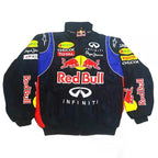 F1 Ferrari bestickte Rennanzugjacke im Retro-Stil, Motorradjacke für Frühling und Herbst | AL776286320703 