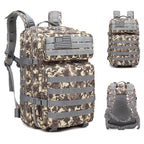 Neue Trending Tragbare Molle Tasche 45L Berg Reise Gepäck Oxford Taktische Rucksack 