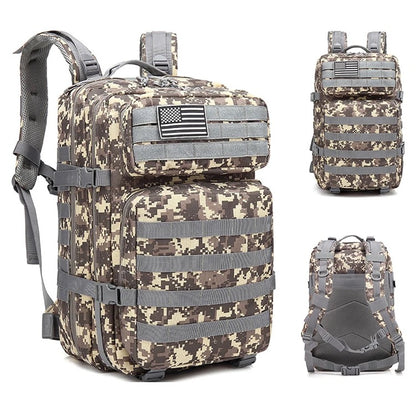 Nuovo zaino tattico Oxford con zaino portatile Molle da 45 litri, di tendenza, da viaggio in montagna | 